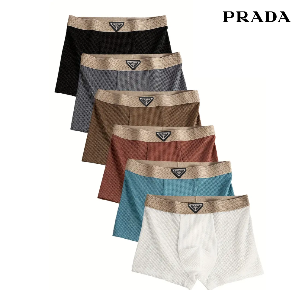 Men’s Textured Luxe Boxer Briefs (6-Pack)